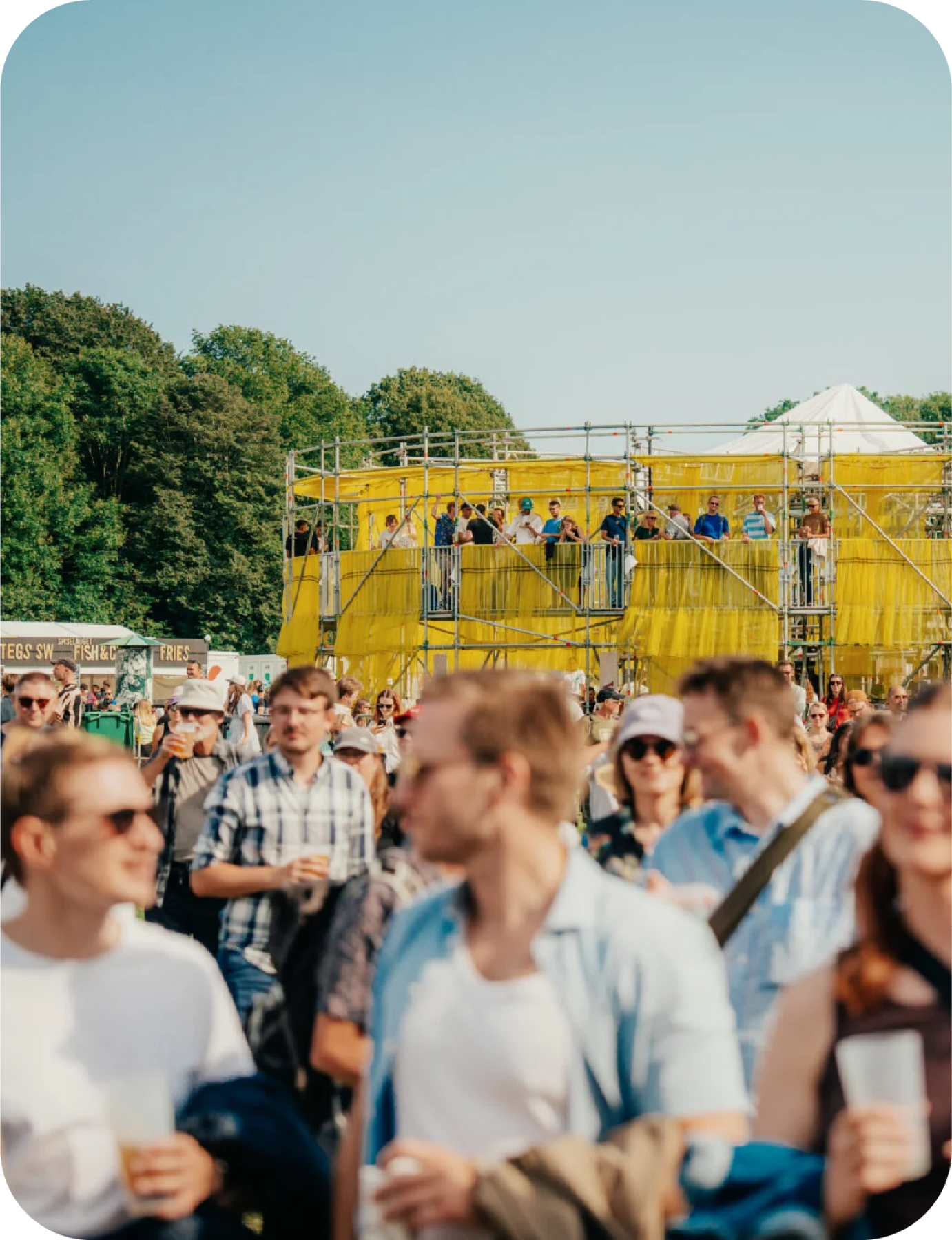 Festivalgæster ved Syd For Solen